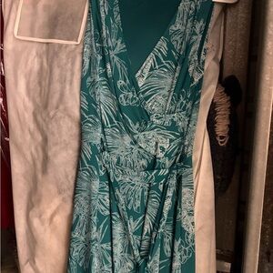 41 Hawthorn Teal and White Maxi Dress